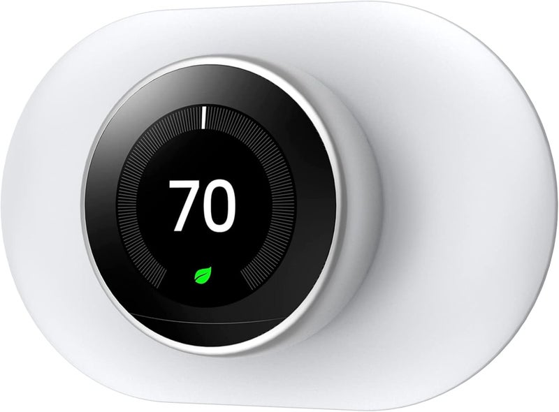 HOGEE Wall Plate for Google Nest Thermostat 1st/2nd/3rd, Nest Thermostat Trim Kit for Walls to Cover Defects (Not Compatible with 2020 Nest Thermostat) - Image 1